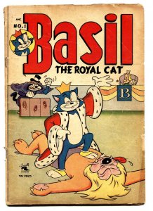 Basil the Royal Cat #1-1953-St. John comic book-funny animal