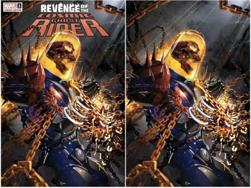 Revenge of the Cosmic Ghost Rider #1 Clayton Crain Virgin Variant Set