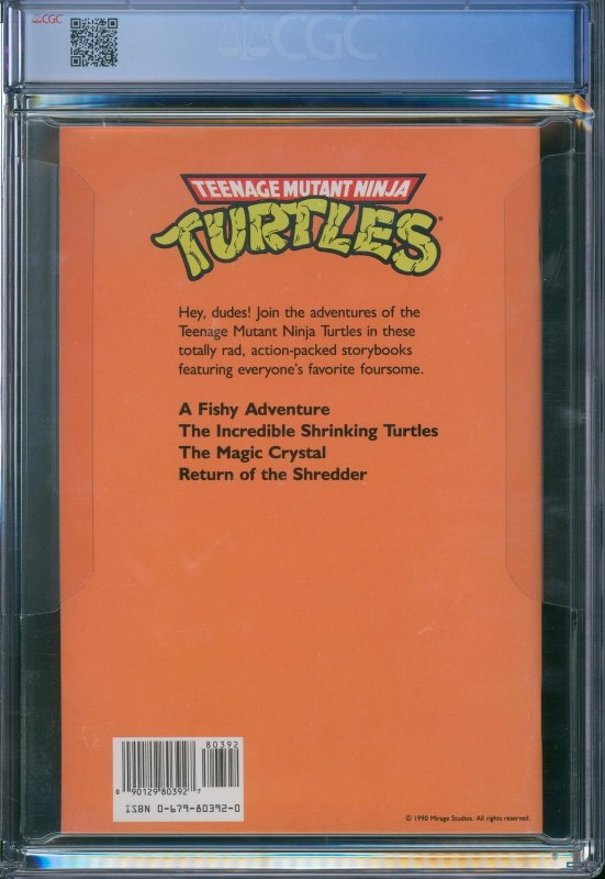 TMNT Graded Comic Book Set - A Storybook Adventure - Random House - 1990