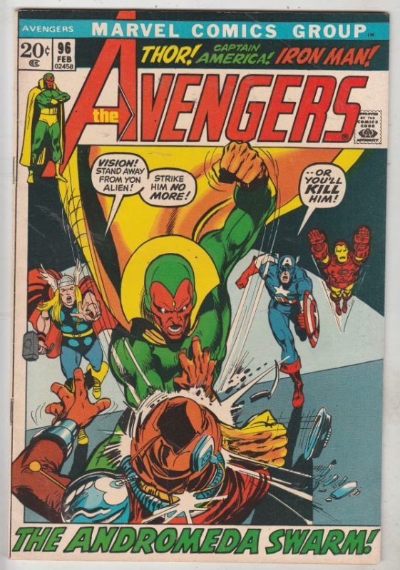 Avengers, The #96 (Feb-72) FN/VF+ High-Grade Avengers