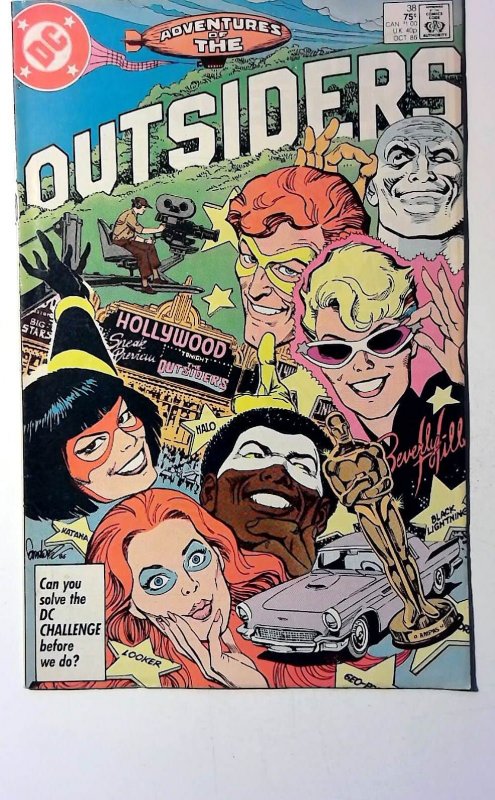 Adventures of the Outsiders #38 (1986) DC Comics The Outsiders 1st Print Comic