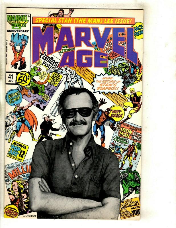 10 Marvel Age Marvel Comics # 40 41 42 44 45 46 47 48 49 50 Stan Lee NP10