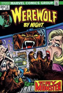 Werewolf By Night (1972 series)  #12, VF+ (Stock photo)