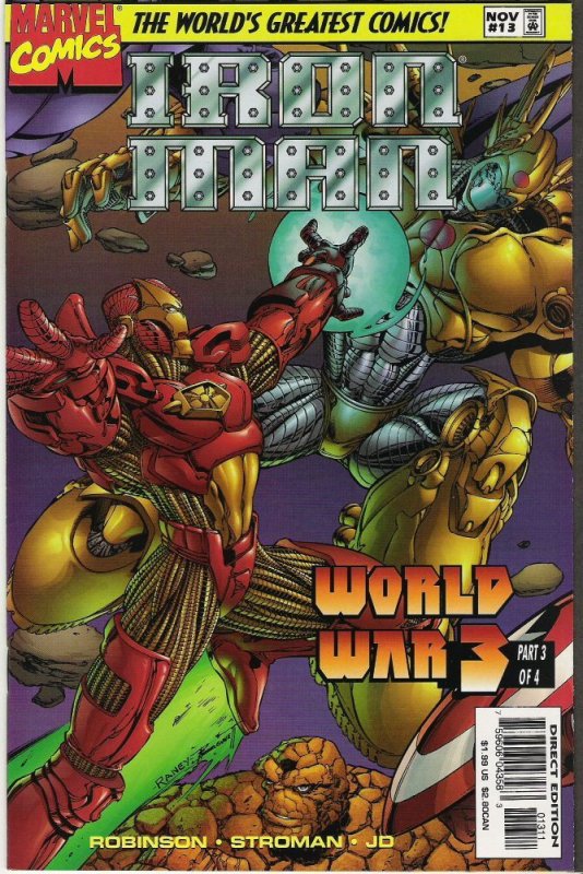 Iron Man #13 (1997)  NM+ to NM/M  original owner