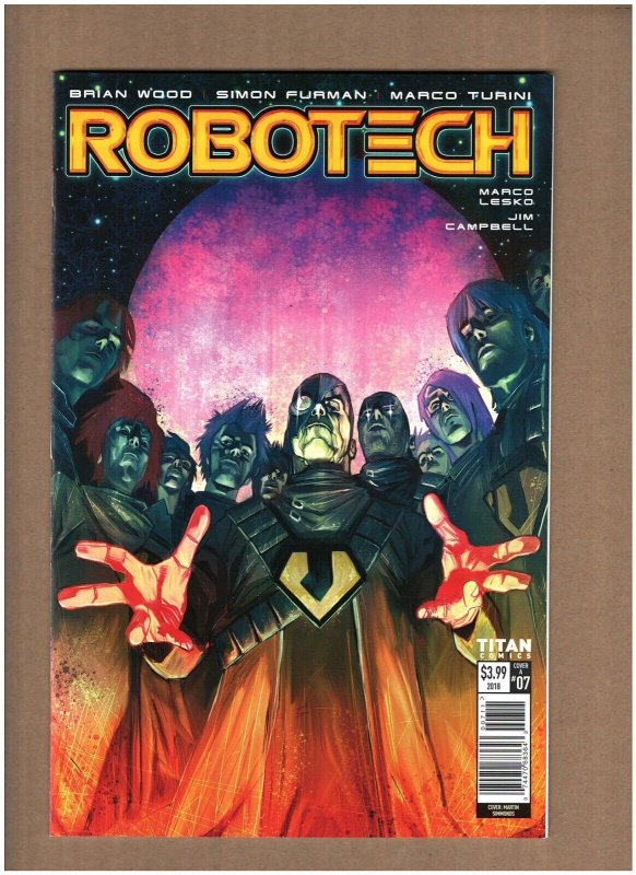 Robotech #7 Cover A Titan Comics 2018 Brian Wood NM- 9.2