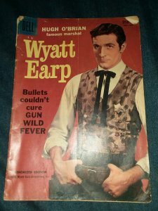 Hugh O'Brian, Famous Marshal Wyatt Earp #5 Dell comics golden age western movie