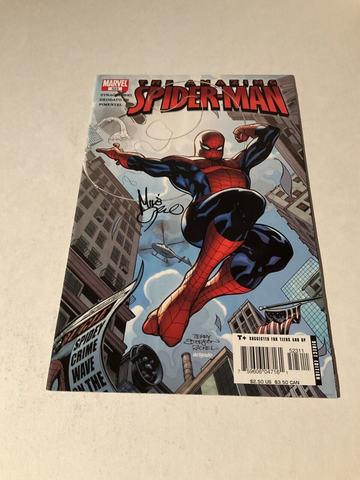 Amazing Spider-Man 523 Nm Near Mint Signed Mike Deodato jr Marvel Comics |  International - Comic Books, Planeta DeAgostini / HipComic