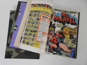 Ms. Marvel #1-23 (1977) Complete Set Bound in Two Volumes NICE!!