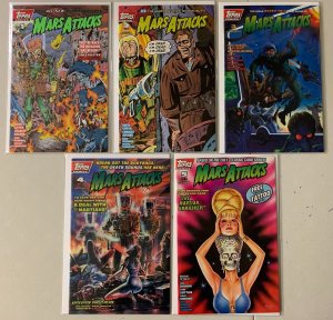 Mars Attacks set #1-5 Topps Comics 5 diff 8.0 (1994)
