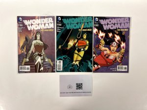 3 Wonder Woman DC Comic Books# 8 9 10 Batman Superman Robin Flash 53 JS14