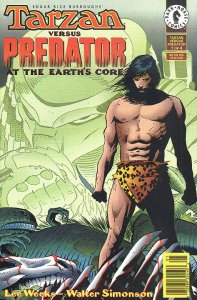 TARZAN VS. PREDATOR: AT THE EARTH'S CORE (1996 Series) #1 NEWSSTAND Near Mint