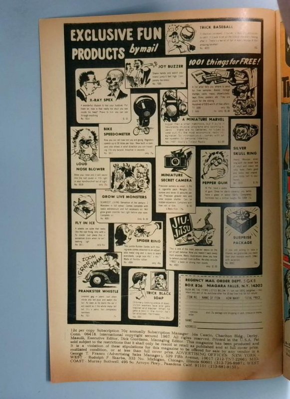 Peacemaker #4 VG Origin of the Peacemaker Charlton 1967 BW1