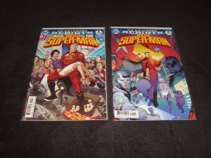 LOT OF 17 MODERN SUPERMAN RELATED COMICS - FREE SHIPPING