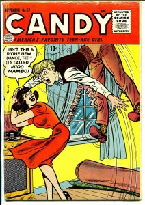 Candy #57 1955-Quality-Spicy Good Girl Art-record player cover-VG