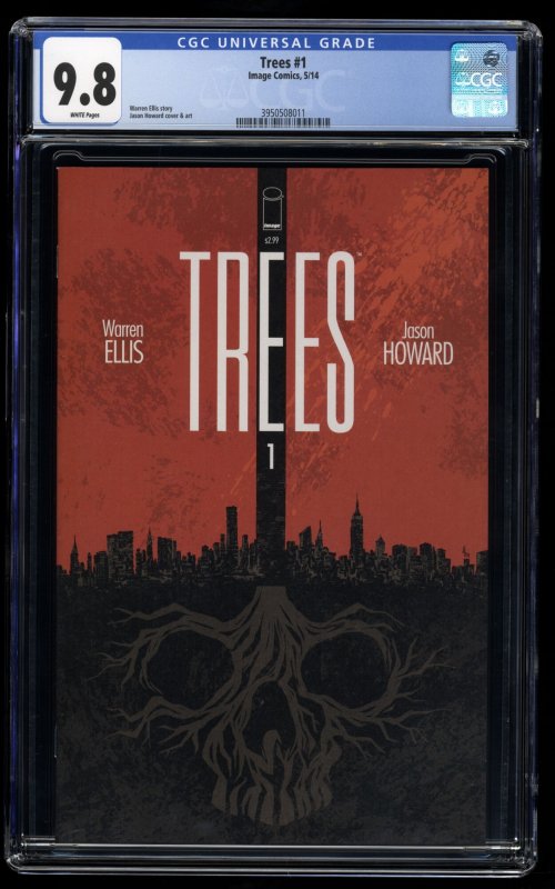 Trees (2014) #1 CGC NM/M 9.8 White Pages 1st Print