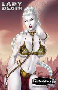 Lady Death Gallery #1 Return of Lady Slave NICE Variant Cover by David Harrigan