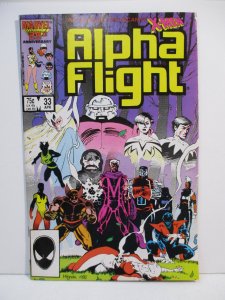 Alpha Flight #33 (1986) First Appearance Lady Deathstrike