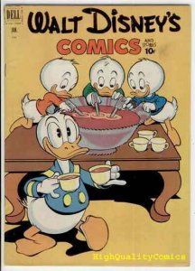 WALT DISNEY COMICS #136, FN, Mickey Mouse, Carl Barks, 1952,  Donald Duck