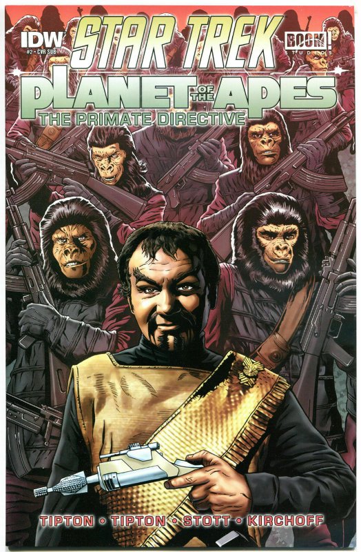STAR TREK PLANET of the APES #2, VF/NM, Damn Dirty Apes, 2014,IDW,more in store