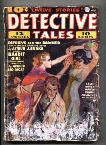 DETECTIVE TALES Aug 1936-POPULAR PUBS--Weird Menace crime pulp