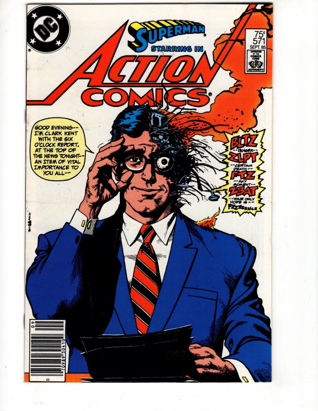 Action Comics #571 Brian Bolland Robot Kal-El  Clasrk Kent Cover