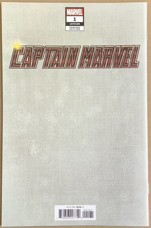 Captain Marvel #1 John Tyler Christopher Negative Space Var (2023, Marvel) NM/MT