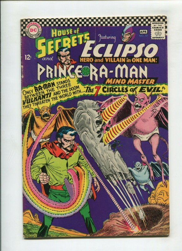 HOUSE OF SECRETS #77 (5.0) 7 CIRCLES OF EVIL!! 1966