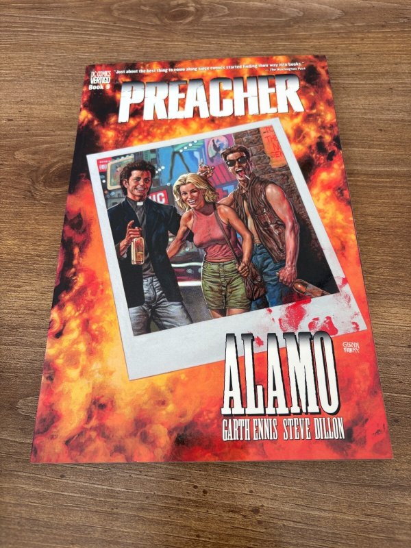 Preacher Book # 9 Alamo DC TPB Comic Book Graphic Novel 3 J376