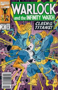 Warlock and the Infinity Watch #10 (Newsstand) FN ; Marvel | Thanos Jim Starlin