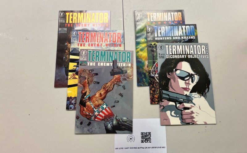 6 Terminator Dark Horse Comics Secondary 3 Endgame 2 Enemy 1 3 4 Hunters 96 JW12