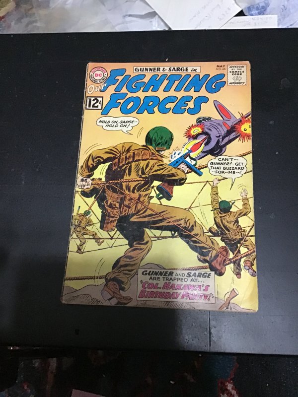 Our Fighting Forces #68 (1962) Gunner, Sarge and Pooch! VG+ Wow!