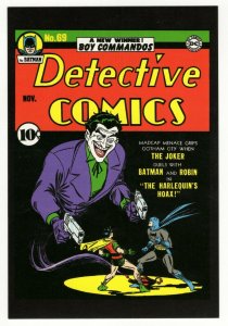 Detective Comics #69 4x5 Cover Postcard 2010 DC Comics Batman Robin Joker