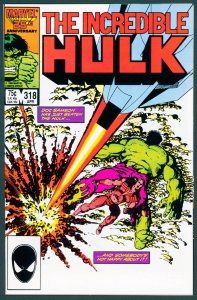 Incredible Hulk 318 NM+ 9.6 Byrne Marvel 1986