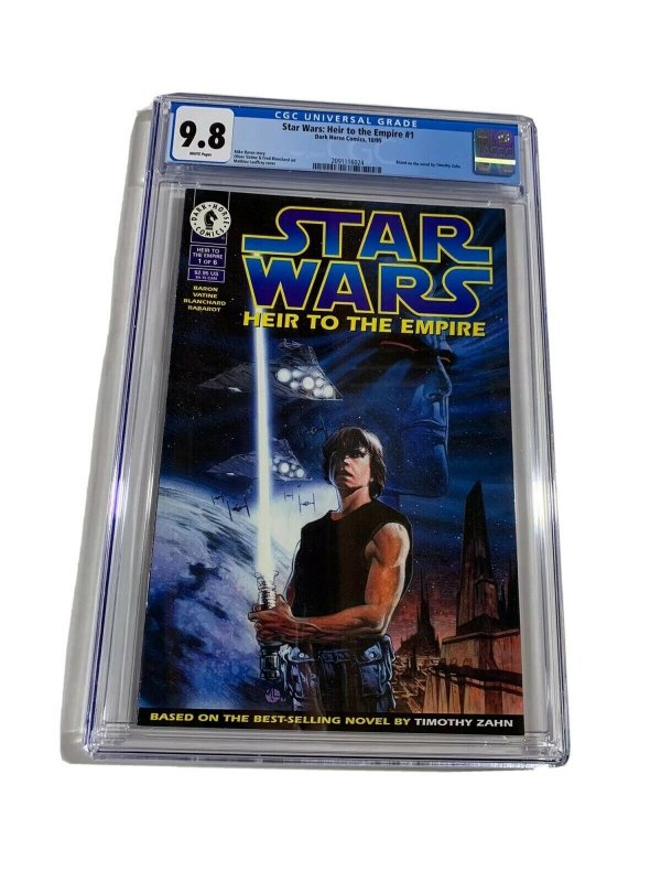 Star Wars Heir To The Empire 1 Cgc 9.8 1st Mara Jade Admiral Thrawn Dark Horse