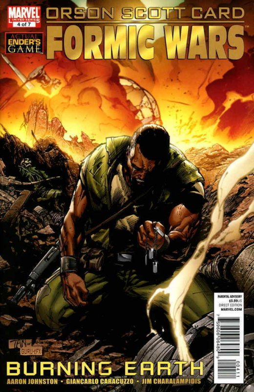 Formic Wars: Burning Earth #4 VF; Marvel | save on shipping - details inside