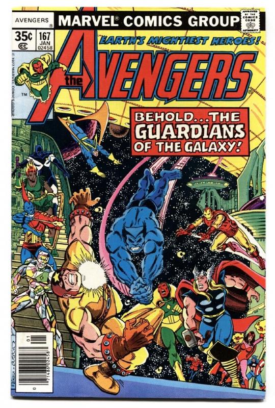 AVENGERS #167-Guardians of the Galaxy-MCU-Key movie comic book NM-