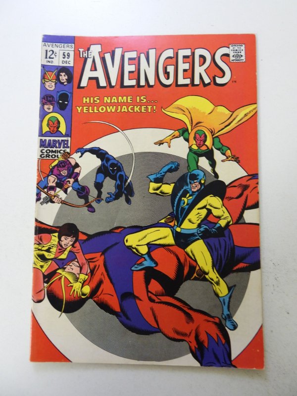 The Avengers #59 (1968) 1st appearance of Yellowjacket VF- condition