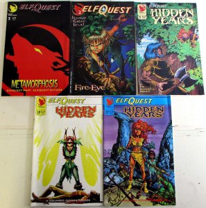 ElfQuest Lot 5 #2, Metamorphosis 1, Hidden 11, 28, 29 1996 Warp Graphics Comics