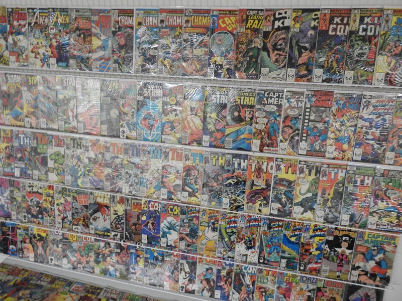 Huge Lot 130+ Comics W/ Avengers, Thor, Daredevil+ Avg Fine Condition!