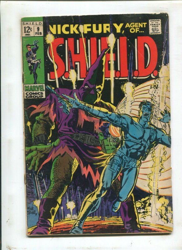 NICK FURY AGENT OF SHIELD #9 (3.0) HATE-MONGER APP!! 1969