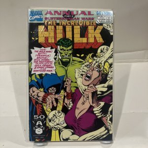 The INCREDIBLE HULK Annual #17 MARVEL COMIC BOOK 1st series CIRCA 1991