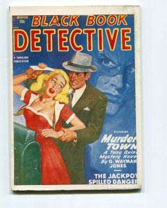 BLACK BOOK DETECTIVE-REPRODUCTION-LIMITED EDITION-MURDER TOWN-WINTER ISSUE