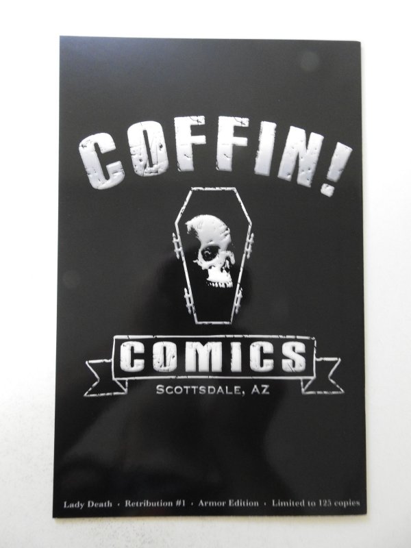 Lady Death: Retribution #1 Armor Edition NM Condition! Signed W/ COA!