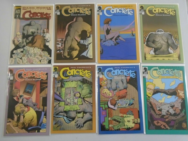 Concrete comic lot 23 different issues 8.0 VF (Dark Horse)