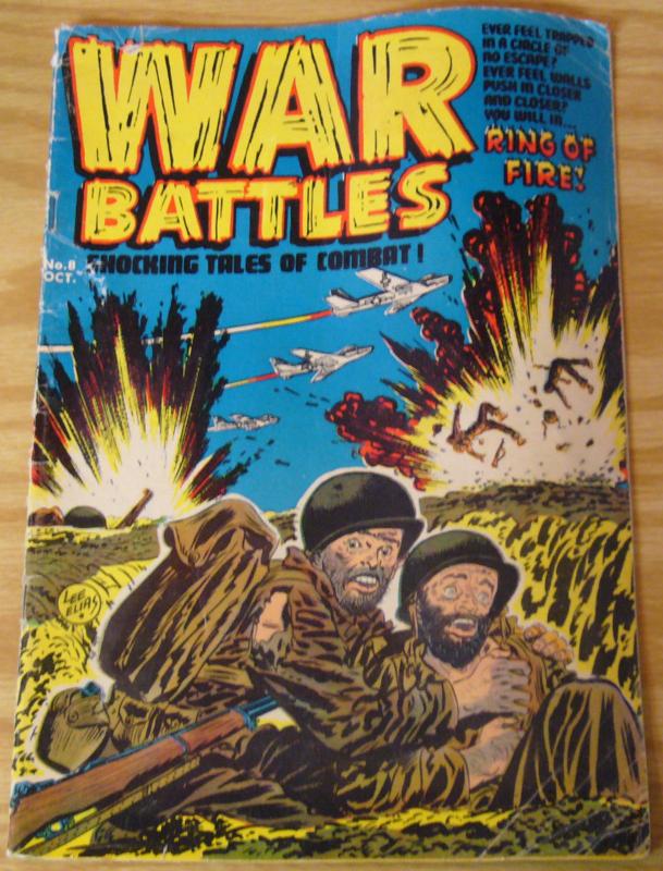 War Battles #8 GD/VG october 1952 - golden age family comics - lee elias cover