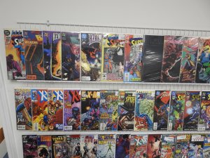 Huge Lot 150 Comics W/ X-Men, Spider-Man, Superman, +More! Avg VF- Condition!