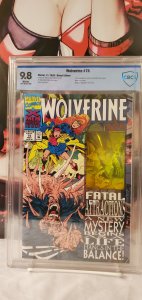 Wolverine #75 - CBCS 9.8 - First Bone Claws