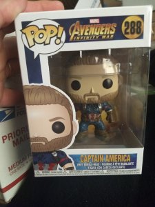 Captain America Funko Pop #288 New in box