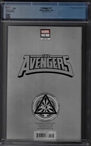 Avengers #1 2023 Nathan Szerdy Unknown Cover Graded CGC 9.8 Marvel Comics GB1