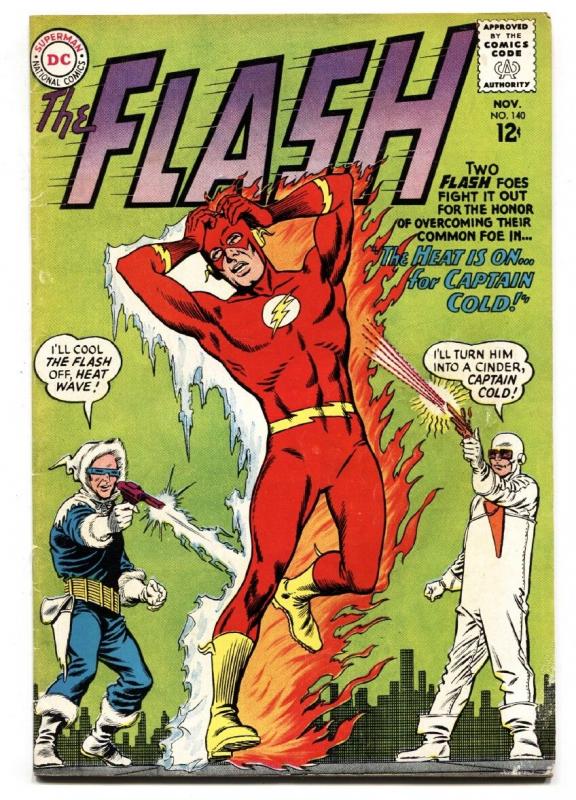 THE FLASH  #140-1963-DC-FIRST HEAT WAVE comic book silver-age VF-